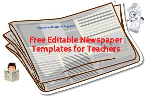 Newspaper Template for Educators