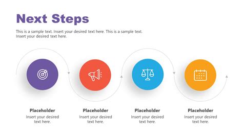 Next Steps Slide Template Example 4