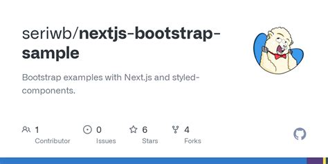 Next.js Bootstrap example