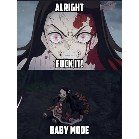 Nezuko memes featuring her in a box