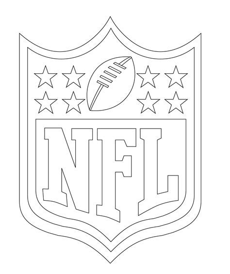 NFL Coloring Pages for Kids and Adults 7