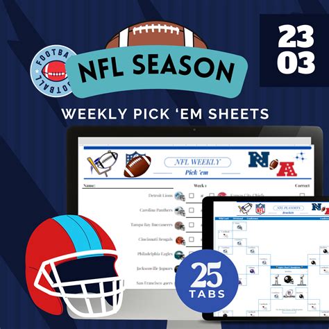 NFL Pick'em Pool Sheet