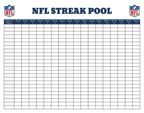 NFL printable sheets for entertainment