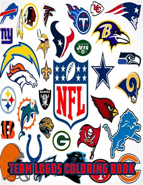 NFL Team Logo Coloring Book