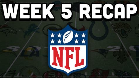 NFL Week 5 Highlighted Games