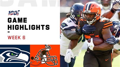 NFL Week 6 Schedule: Browns vs. Seahawks