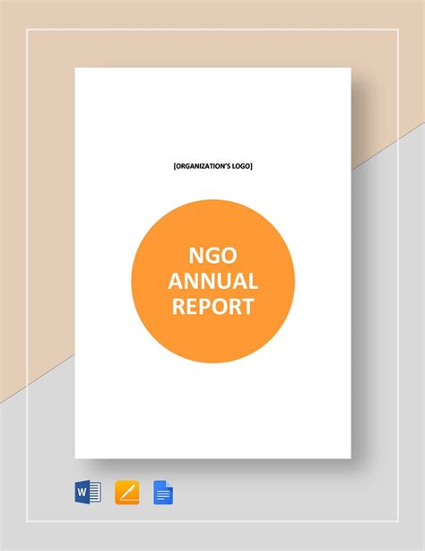 NGO Annual Report Template Example 9