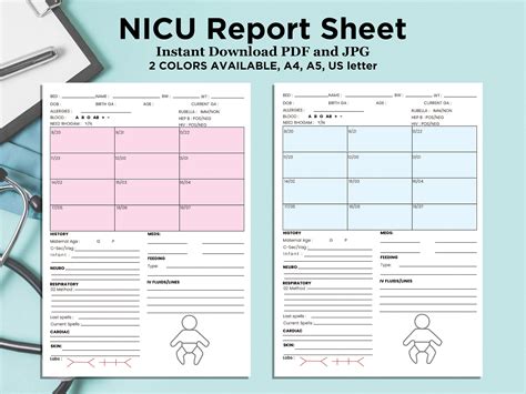 NICU Report Template 3