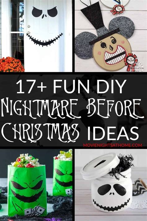 Nightmare Before Christmas DIY Crafts