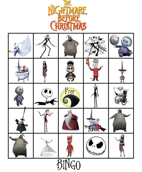 Nightmare Before Christmas Printable Games