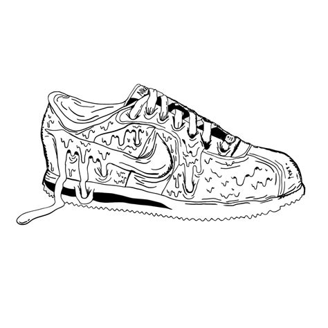 Nike Shoes Coloring Pages for Adults