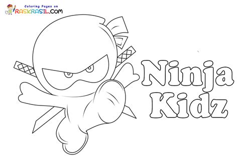 Ninja coloring pages for kids free printable