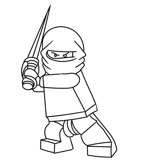 Ninja coloring pages for kids free