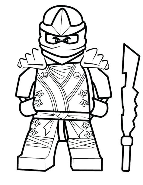 Ninja coloring pages for kids pdf