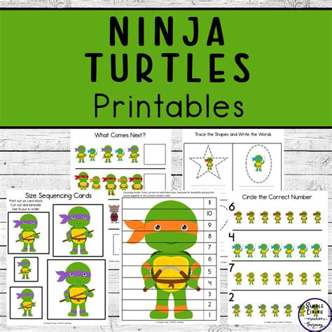 Ninja Printables and Learning