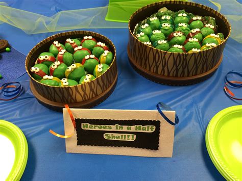 Ninja Turtle Birthday Party Food