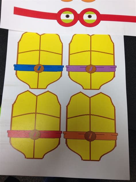 Ninja Turtle Chest Template DIY Guide