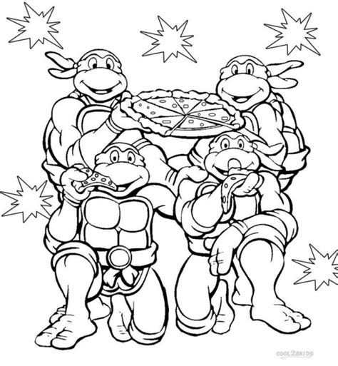 Ninja Turtle Coloring and Activity Pages