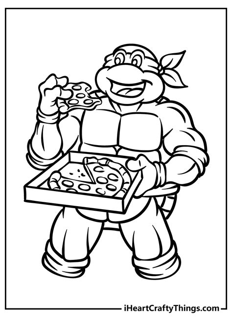 Ninja Turtle Printable Coloring Sheets