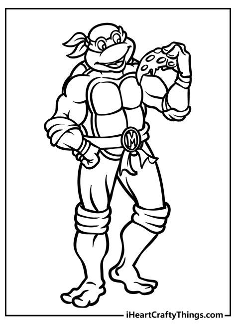 Ninja Turtles coloring pages for turtle power