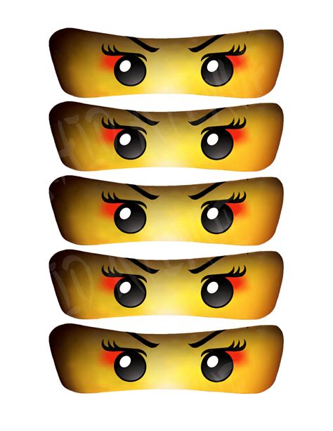 Ninjago Eye Learning Activity