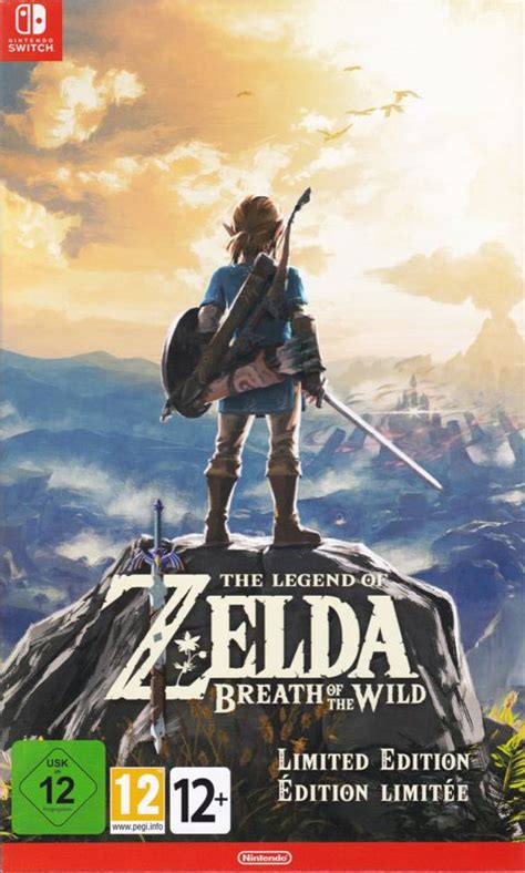 The Legend of Zelda: Breath of the Wild Nintendo Switch box art template