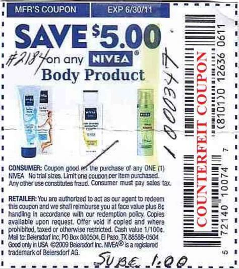 Nivea Coupon 9