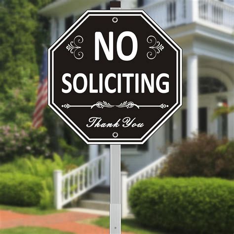 No Soliciting Sign Image 1