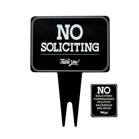 No Soliciting Sign Image 10