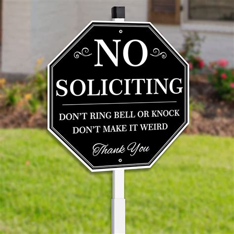 No Soliciting Sign Image 4