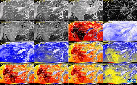 NOAA satellite imagery of hurricane