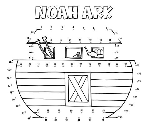 Noah's Ark connect the dots