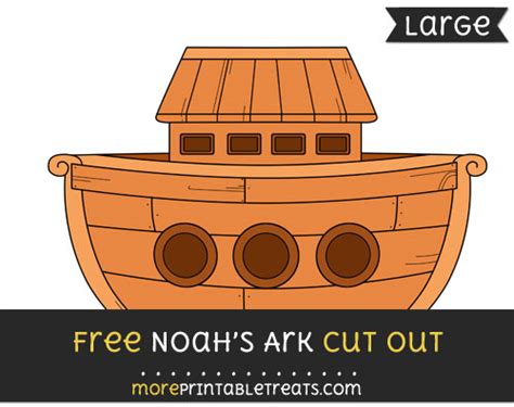 Noah's Ark Paper Cutout