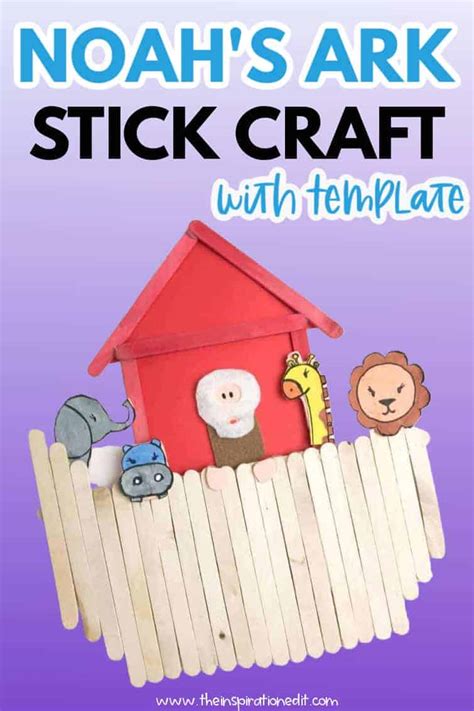 Noah's Ark Popsicle Stick Ark