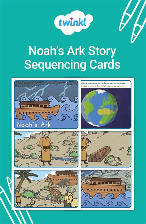 Noah's Ark story sequencing activity