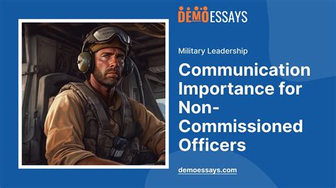 Non-commissioned officer communication