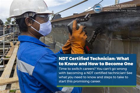 Non-Destructive Technicians Certifications