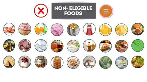 Non-Eligible Foods