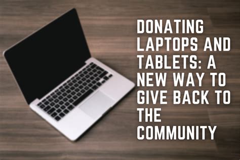 Non-Profit Laptop Donations