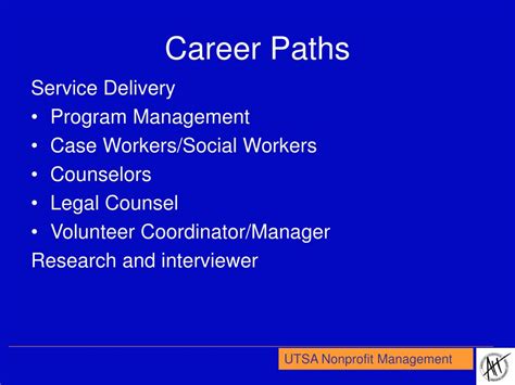 Non-Profit Management Career Paths