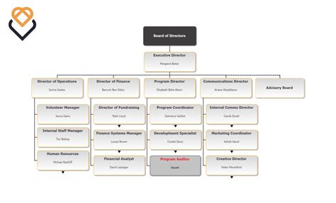 Non Profit Organizational Chart Best Practices