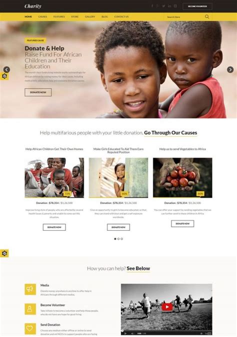 Non-Profit Website Template