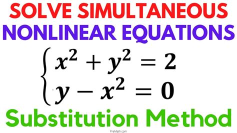 Systems of Nonlinear Equations Example 2