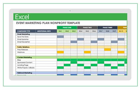 Nonprofit event planning template