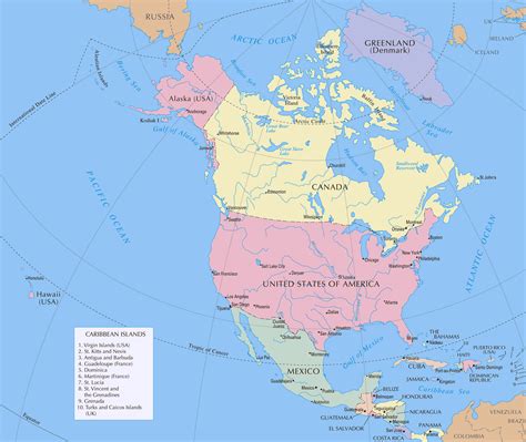 Map of North America highlighting the trade bloc's geographical scope