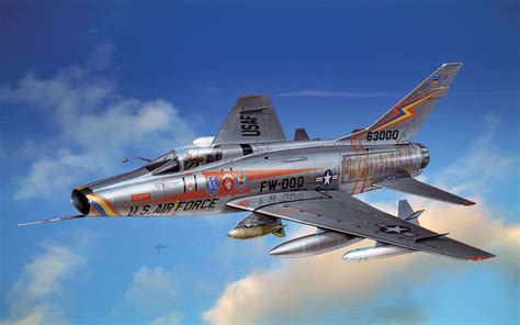 North American F-100 Drawing