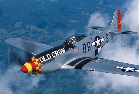 The North American P-51 Mustang, an American fighter from World War II