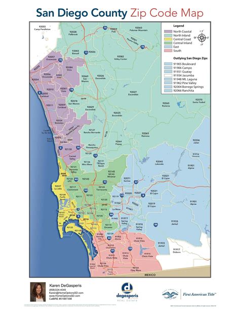 Map of North Bay Zip Codes