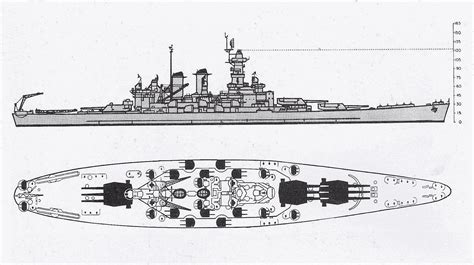 North Carolina class battleship blueprints