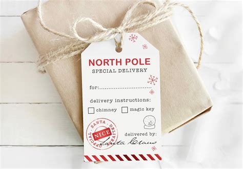 North Pole Gift Tag Image 10